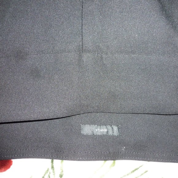 Black Stretchy  Straight Pull-On Elastic waistline Sz XL - Picture 9 of 9